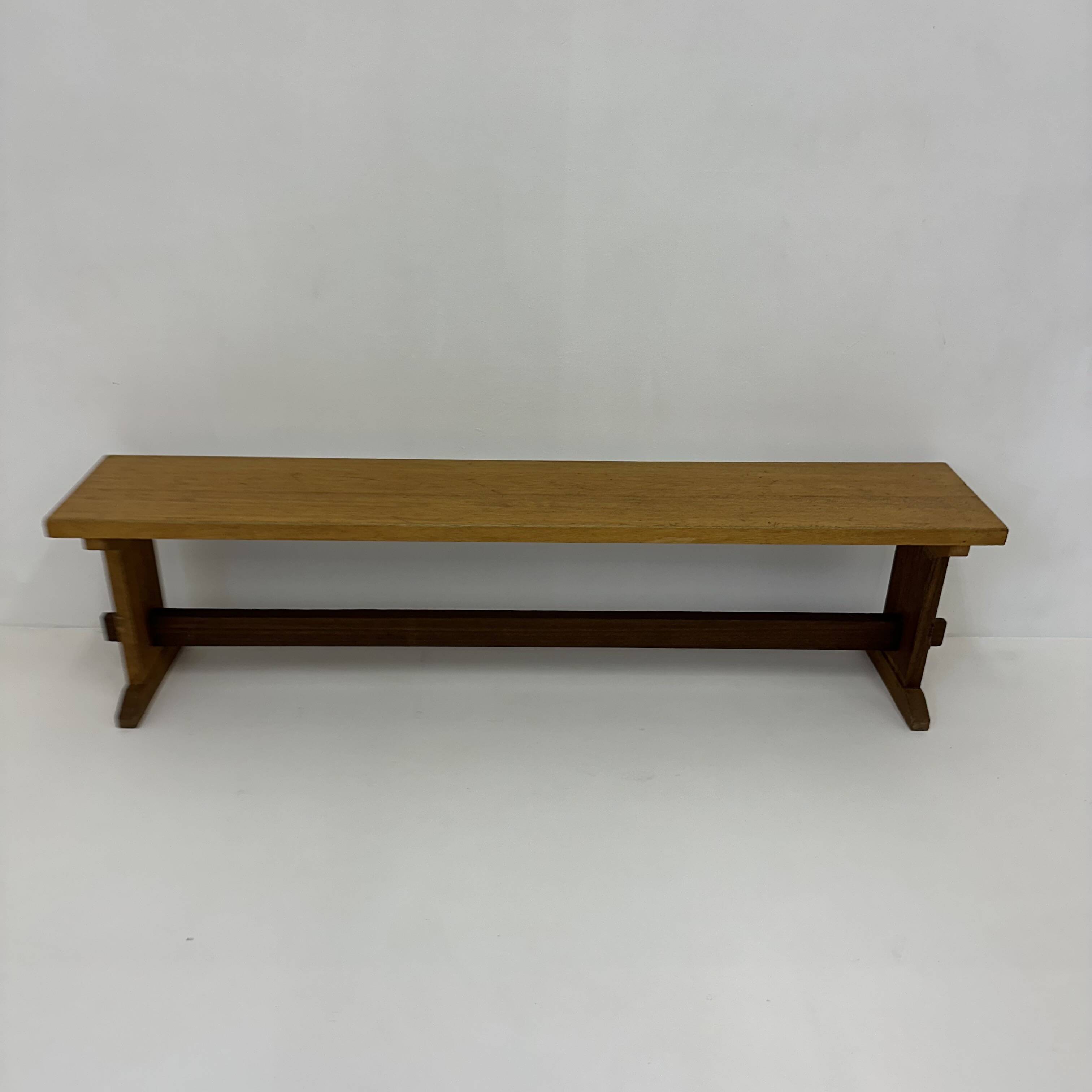 Vintage wooden school bench , 1970’s
