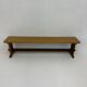 Vintage wooden school bench , 1970’s