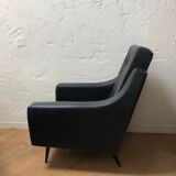 Armchair in leatherette 50s 60s