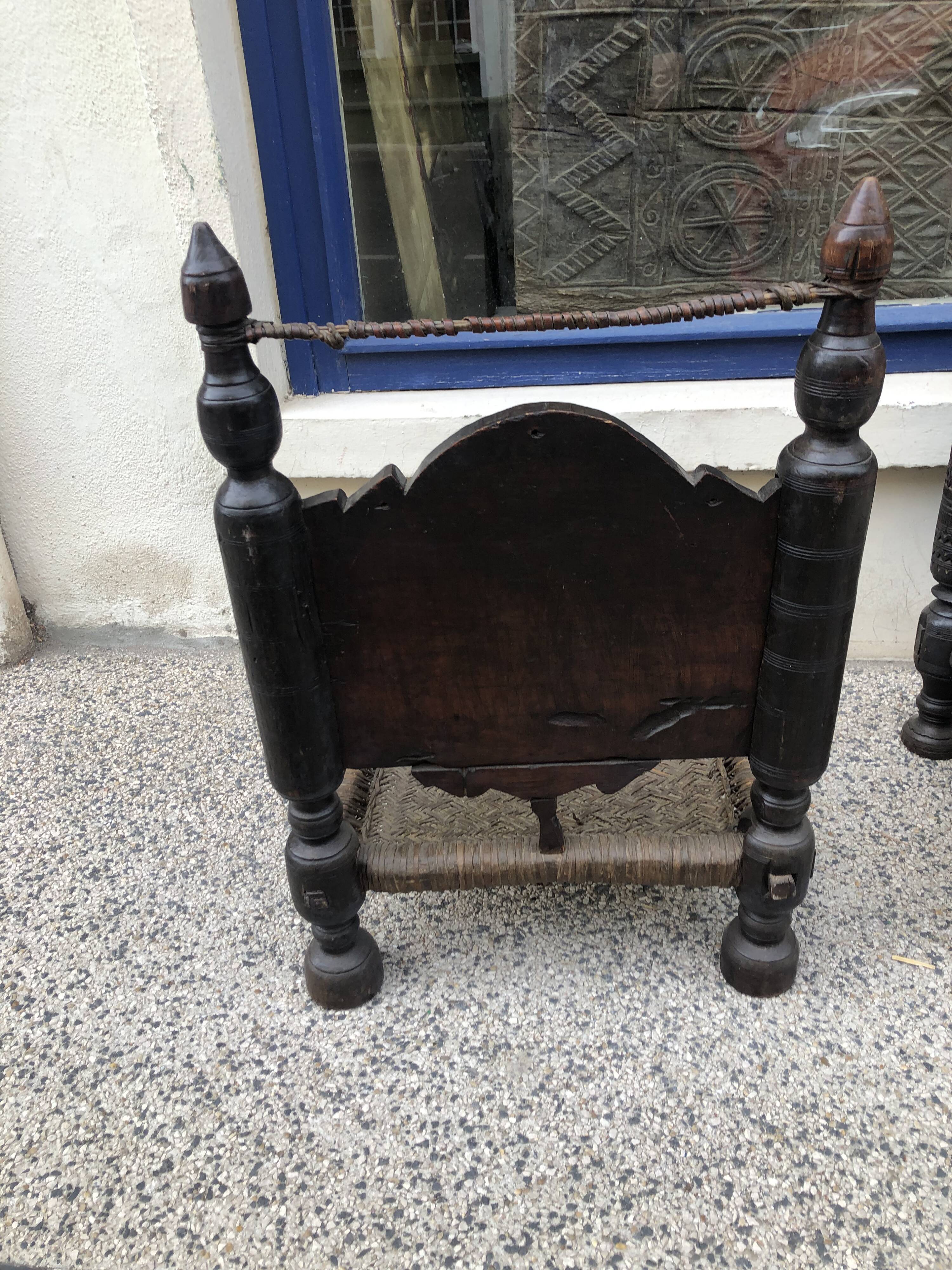 Pau e of Afghan chairs