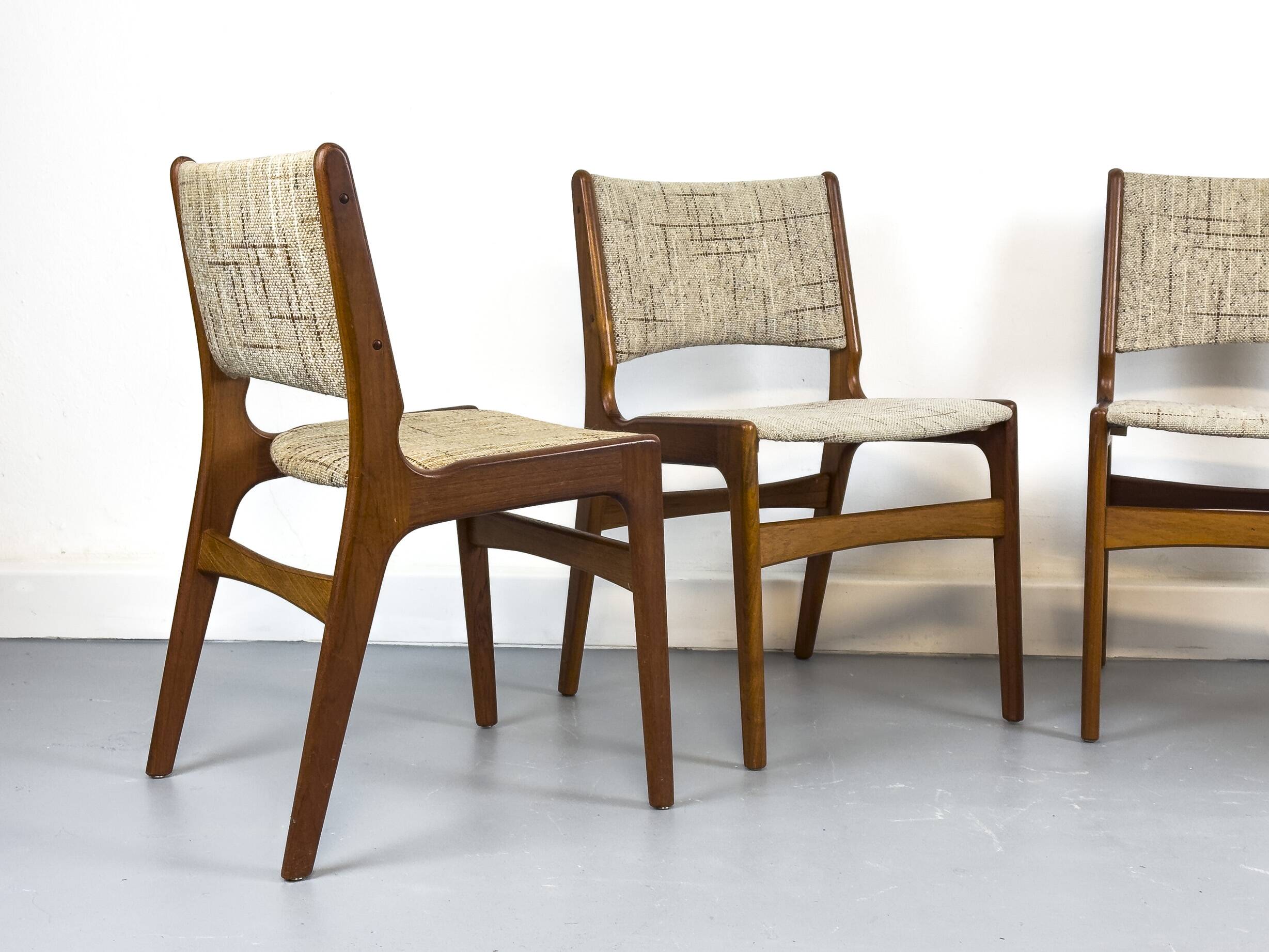 TEAK DINING CHAIRS BY ERIK BUCH FOR ANDERSTRUP MØBELFABRIK, 1960S, SET OF 4