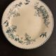 6 old blue flat plates La Samaritane Terre de Fer