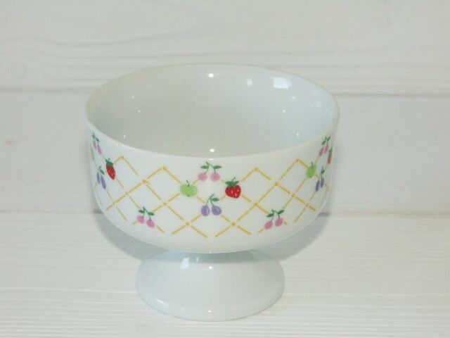 Lot 6 dessert cuts vintage porcelain 70/80