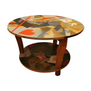 table basse ronde pop