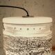 Vintage French 1960s modernist Arlus opaline pendant light, Paris Bordeaux