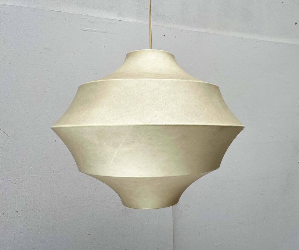 Mid-Century Modern Suspension Cocoon by Friedel Wauer for Goldkant Leuchten, Germany, 1960s