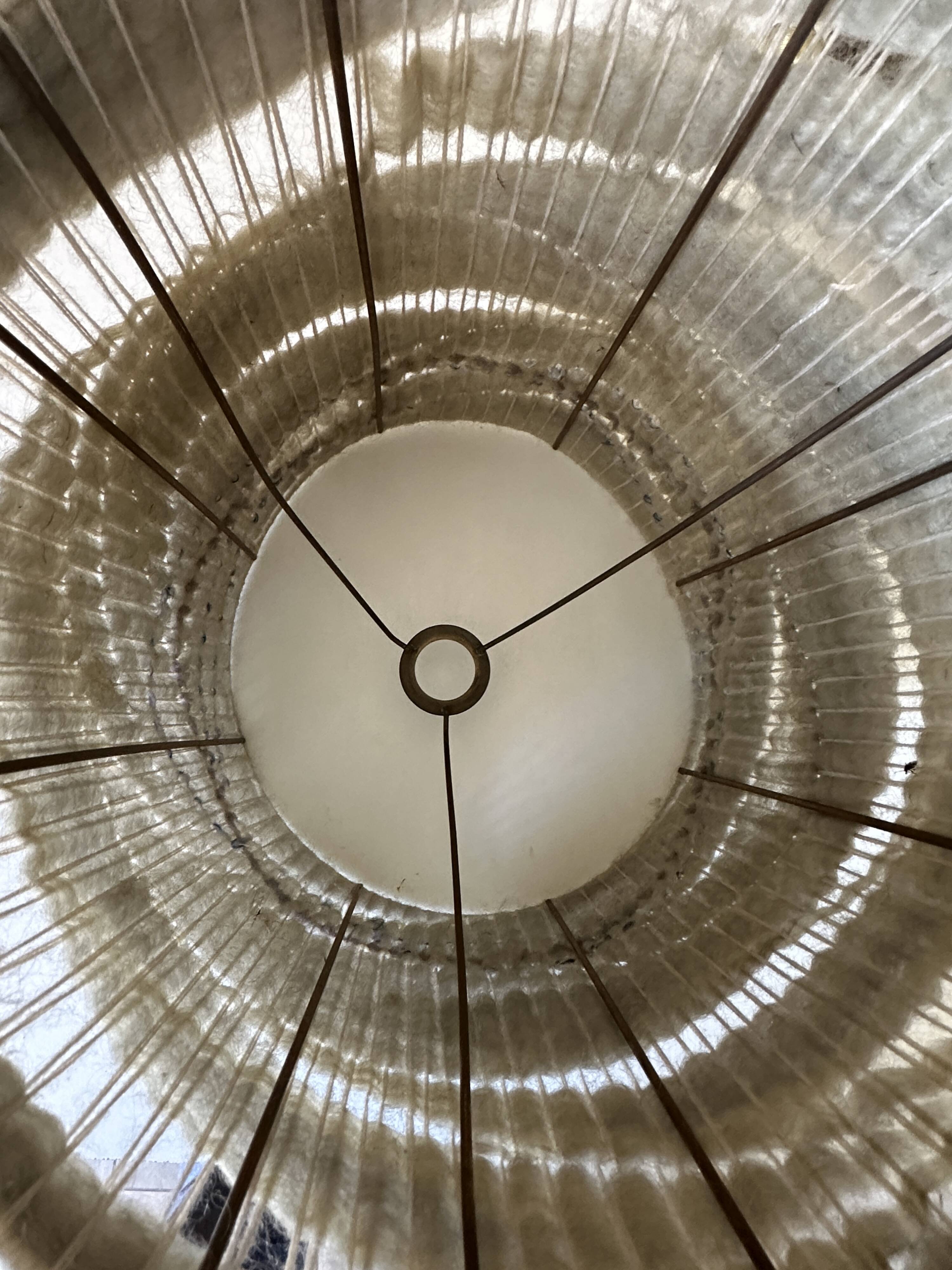 Vintage stoneware ceramic lamp from the 60s