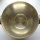 Art Deco champagne bucket, beautiful silver metal, 2 rings handles, signed ST Médard
