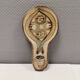 Wall-hung candle holder from Danish Søholm ceramics 1970s.