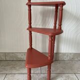 Old plant holder repainted in terracotta