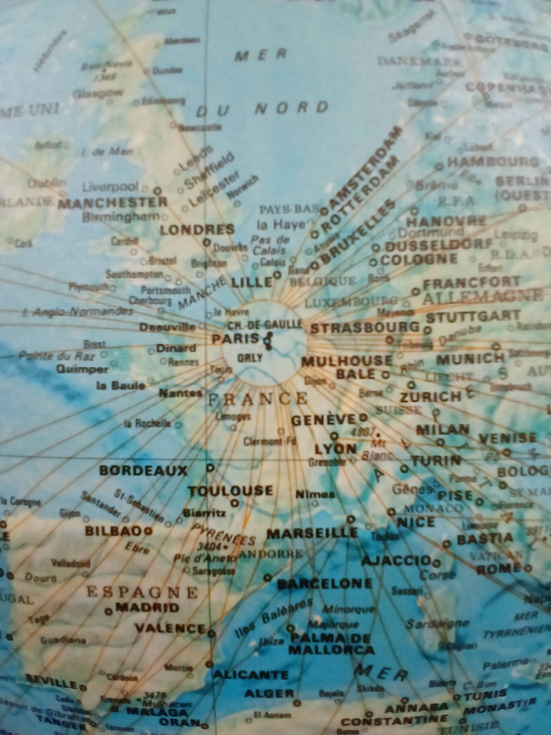 Ign air france map