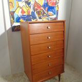 Vintage 1960s chest odf drawers