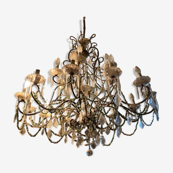 Stamp chandelier 18 fires 1900