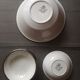 English speckled ceramic dessert set (main course and ramekins) Johnson Brothers - 1970s