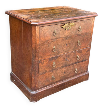 Commode de toilette ancienne en bois L. Soubrier