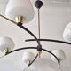 Arlus 1950 vintage pendant light