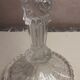 Old push-up in moulded thick glass