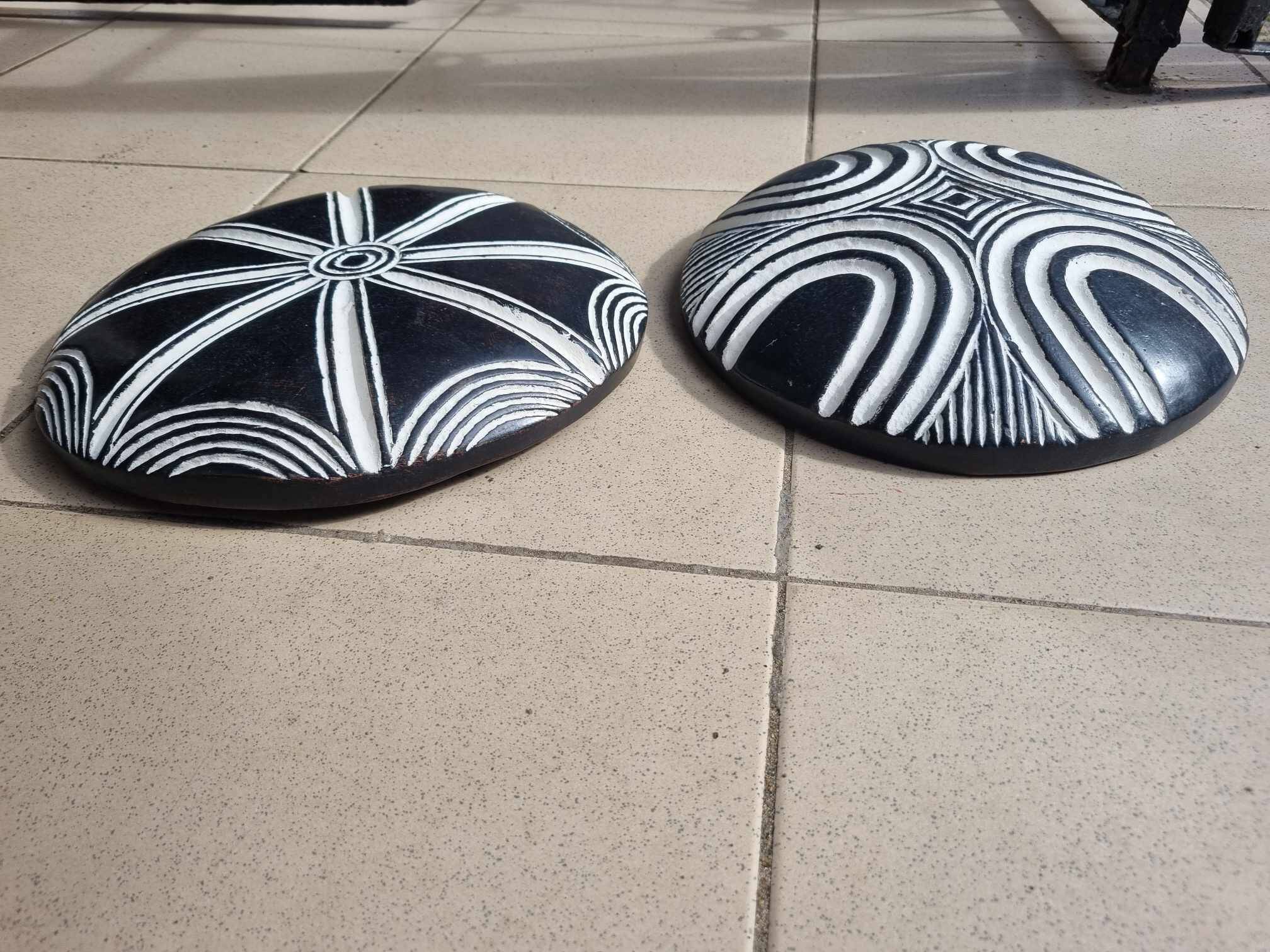 Set of 2 Traditional African Shields