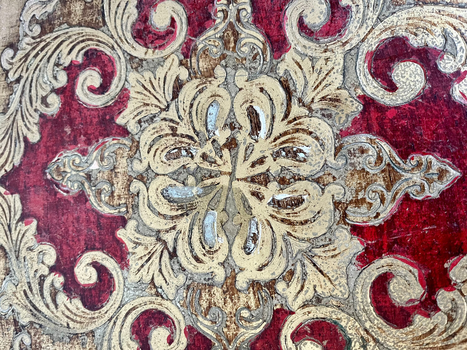 Ancient Florentine tray