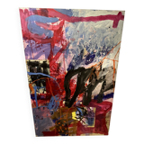 Very large contemporary canvas - thibaut de reimpré
