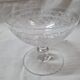 Baccarat crystal champagne glass, Rohan model, 1920