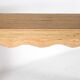 Console « vagues » en rotin