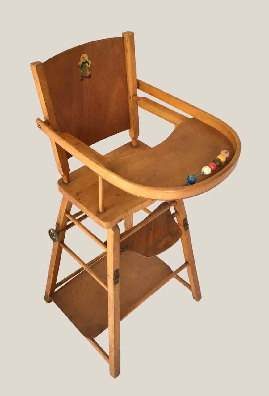 Bécassine doll high chair