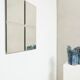 Michel Martens, Minimalist Glass Art Mirror 'Squares'