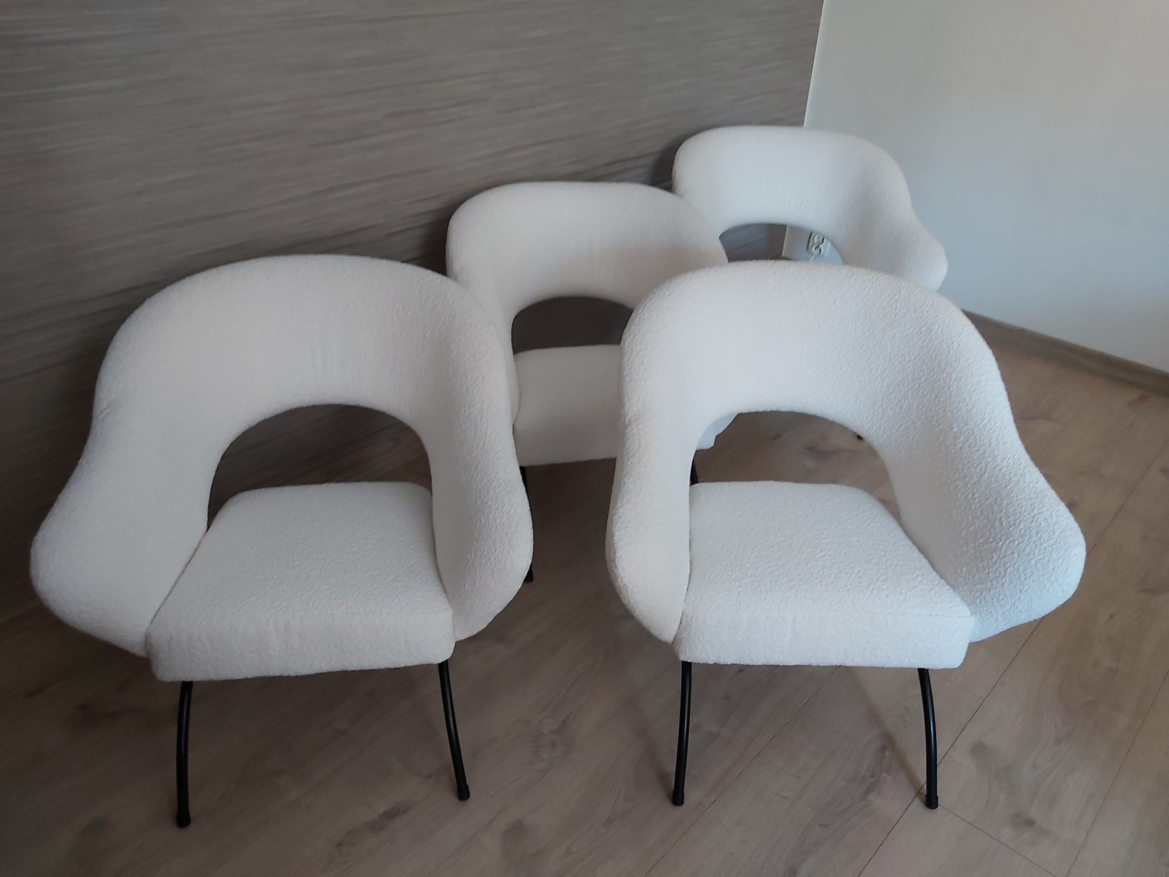 A set of four armchairs, Poland, 1960s