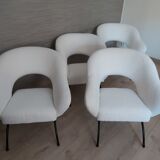 A set of four armchairs, Poland, 1960s