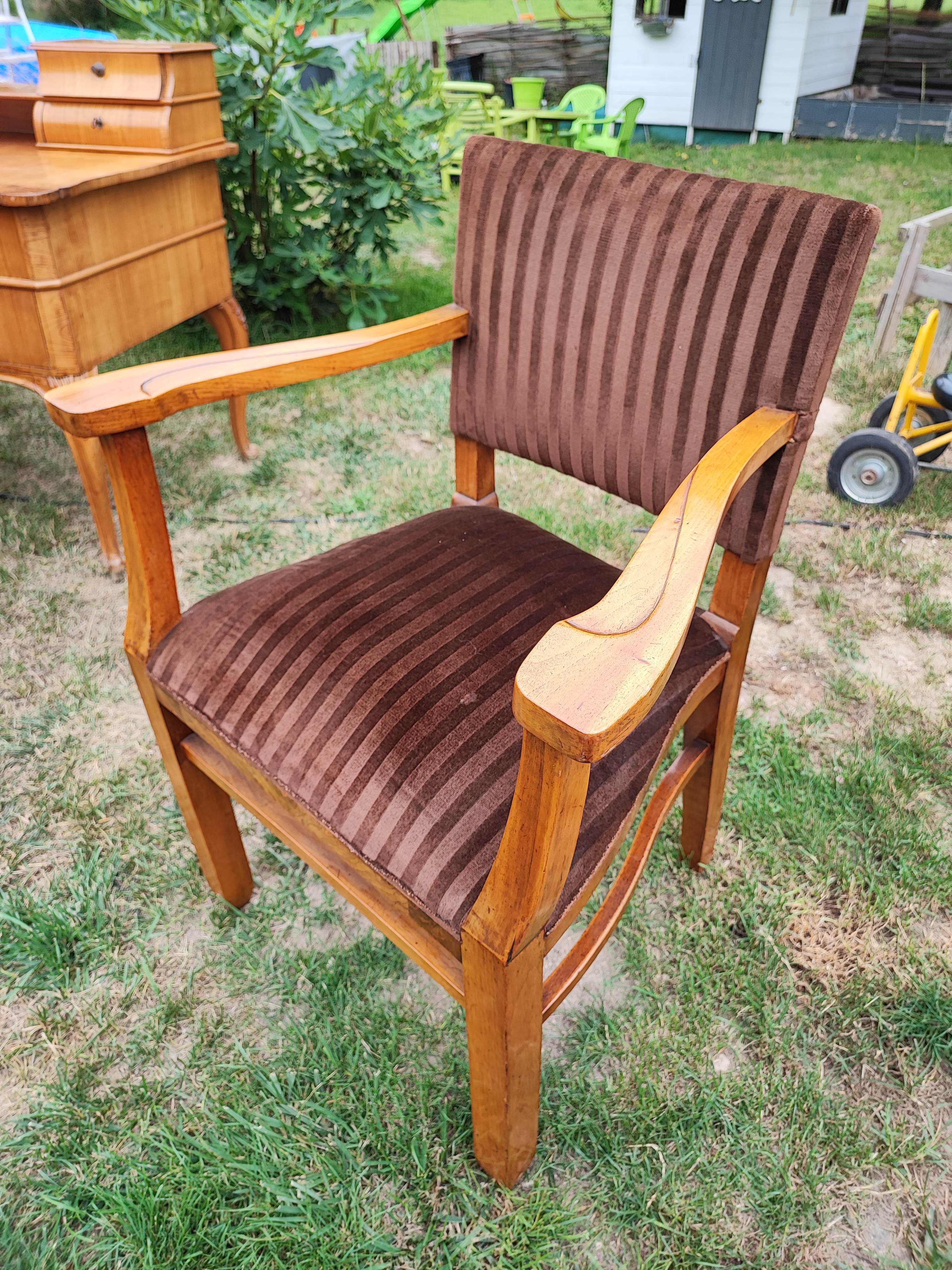 Biedermeier period armchairs