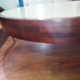 Teak tripod coffee table, 1970s