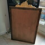 Miroir XIXe 117 x 94 cm fronton rocaille