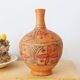 Old Berber vase in painted terracotta