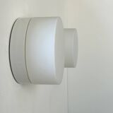 Pair of vintage porcelain and opaline wall lights, France 1970