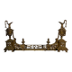 Pair of bronze Napoleon III andirons