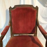 Louis XVI period flat chair