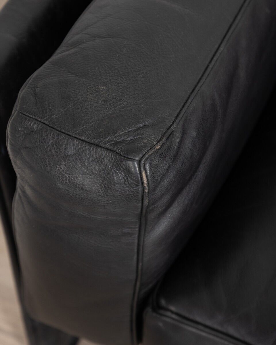 Canapé en cuir vintage modèle DUC 405 par Mario Bellini pour Cassina, années 1970