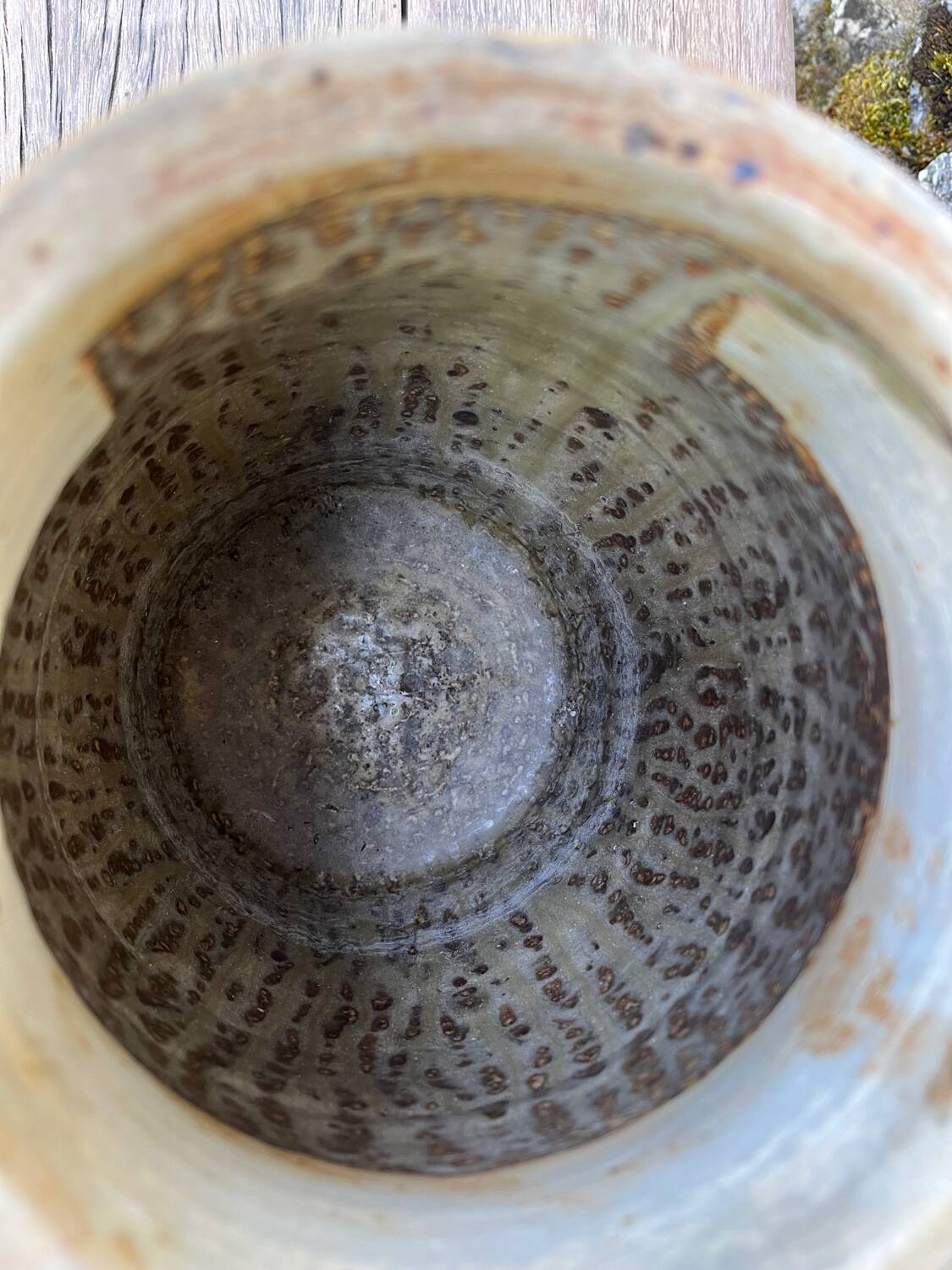 Jar, stoneware jug