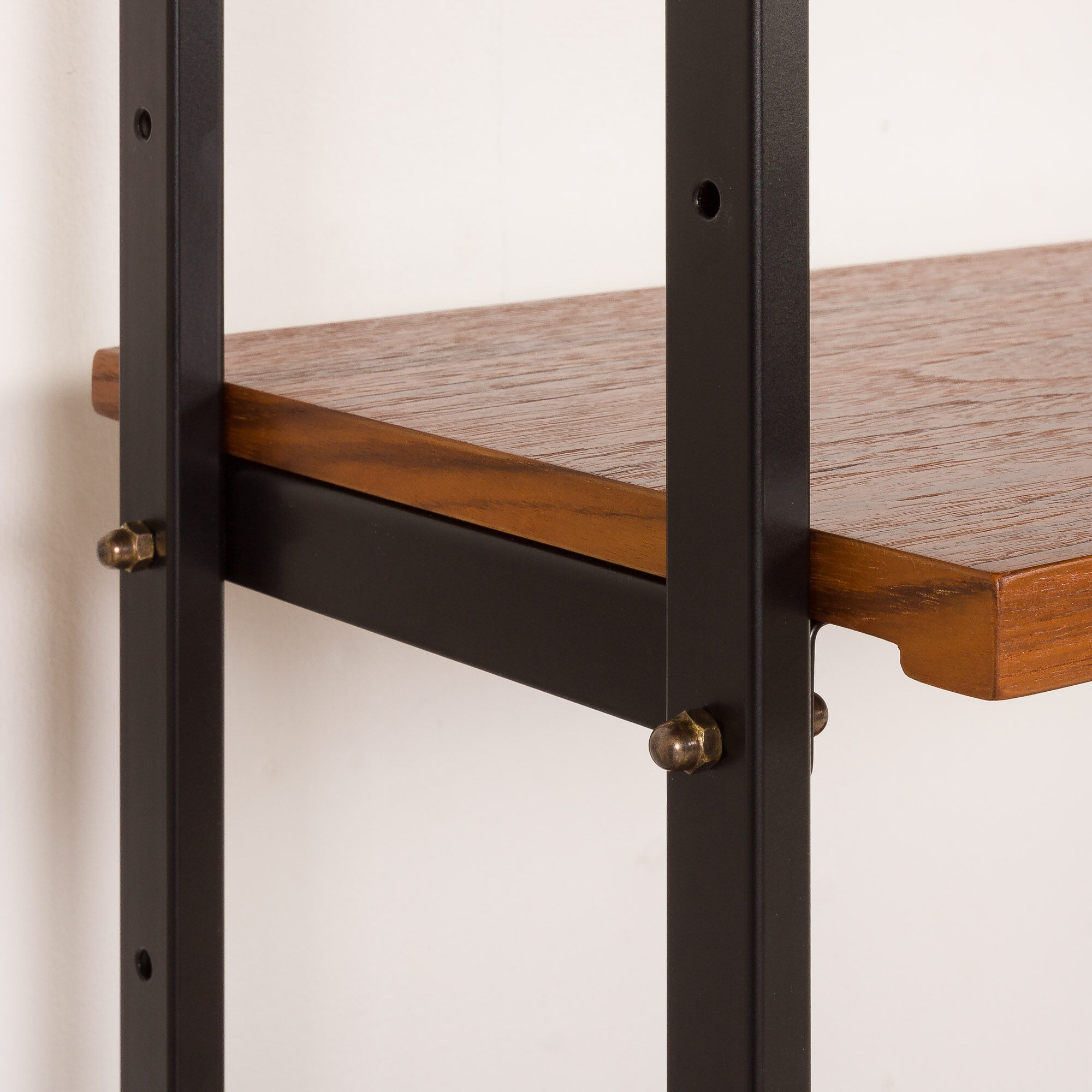 Mid-century free standing vinyl records wall unit, Italy 1970s.