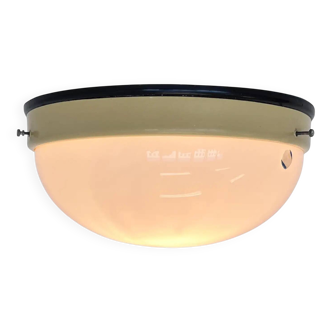 Pair of bakelite Bauhaus ceiling light or flush mounts, 1940s