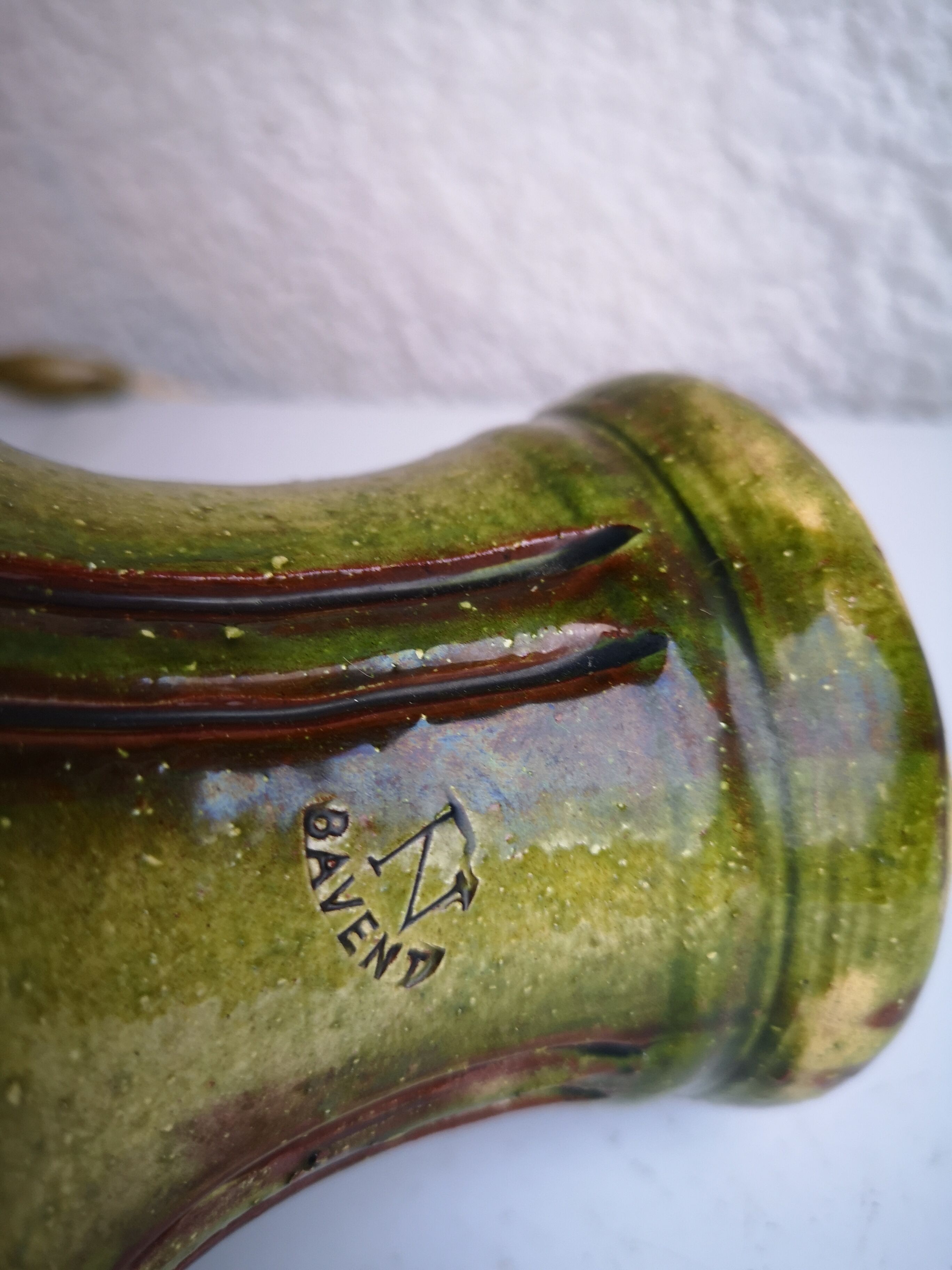 Pair of ceramic lamps