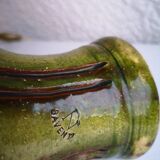 Pair of ceramic lamps