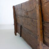 Early 1900s Art Populaire French fermette bench