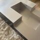 Table basse aluminium et bois