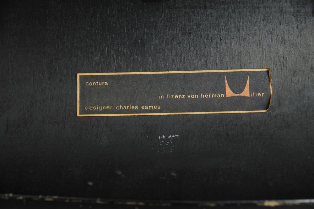 Early DCM chair by Charles & Ray Eames for Herman Miller by Contura, 1950s