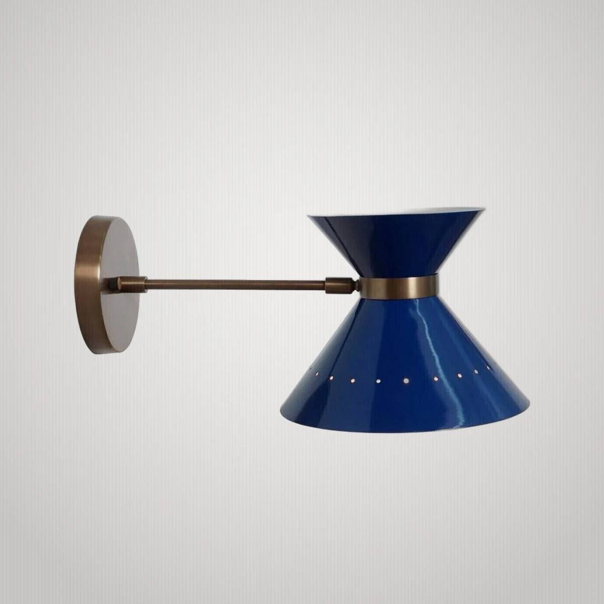 My Modern Century Diabolo Brass Arlus Wall Lamp Clear Sconce