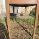 Small table in raw oak