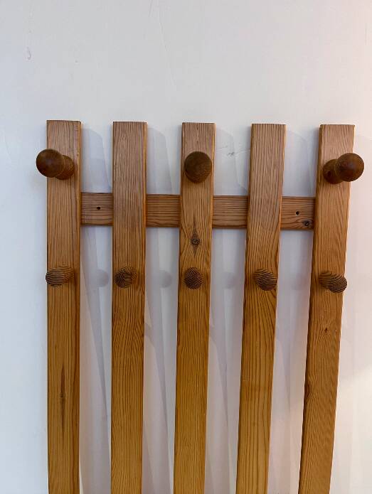 Vintage pine wardrobe