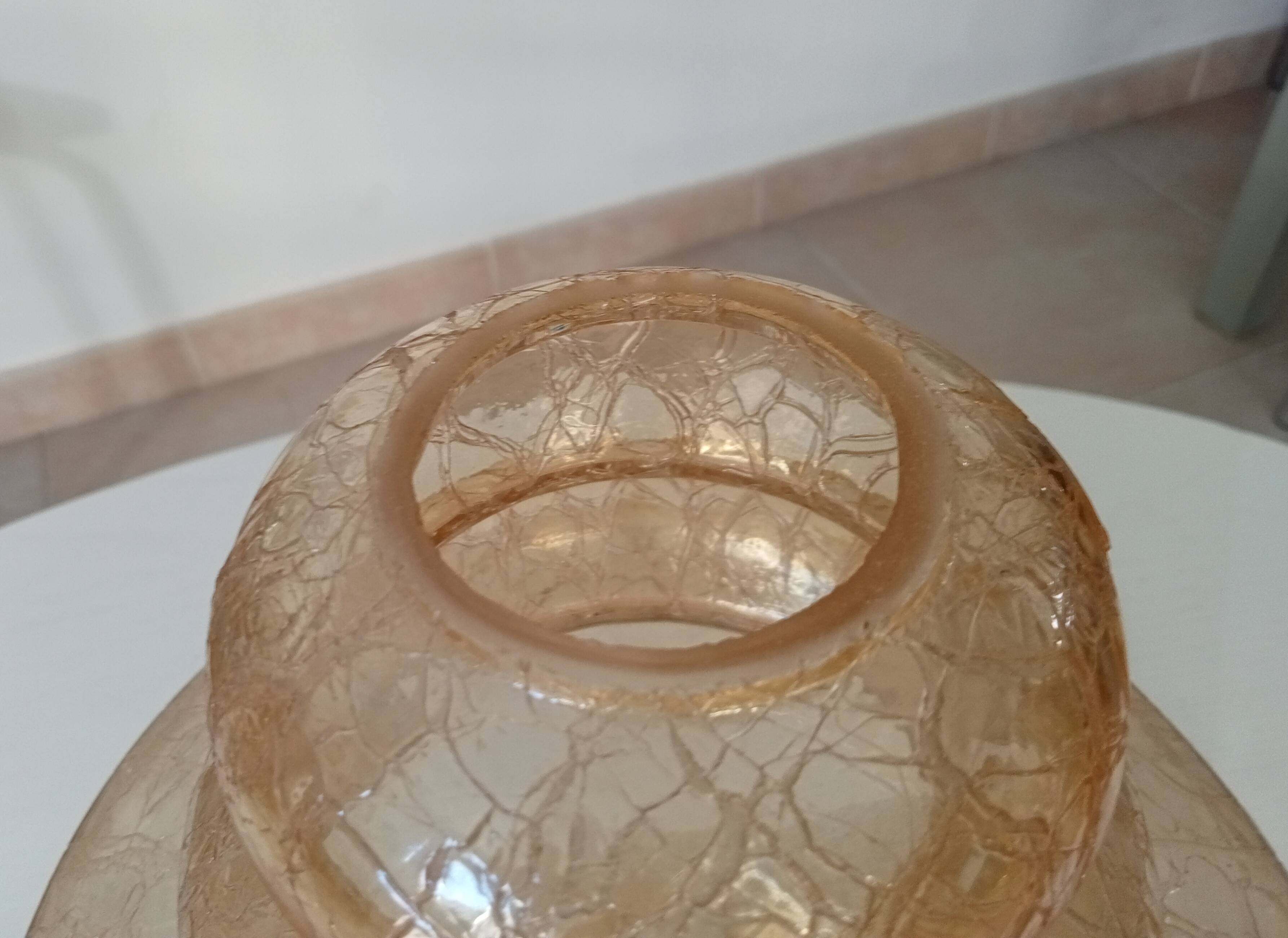 Vintage pendant lampshade from the 70s